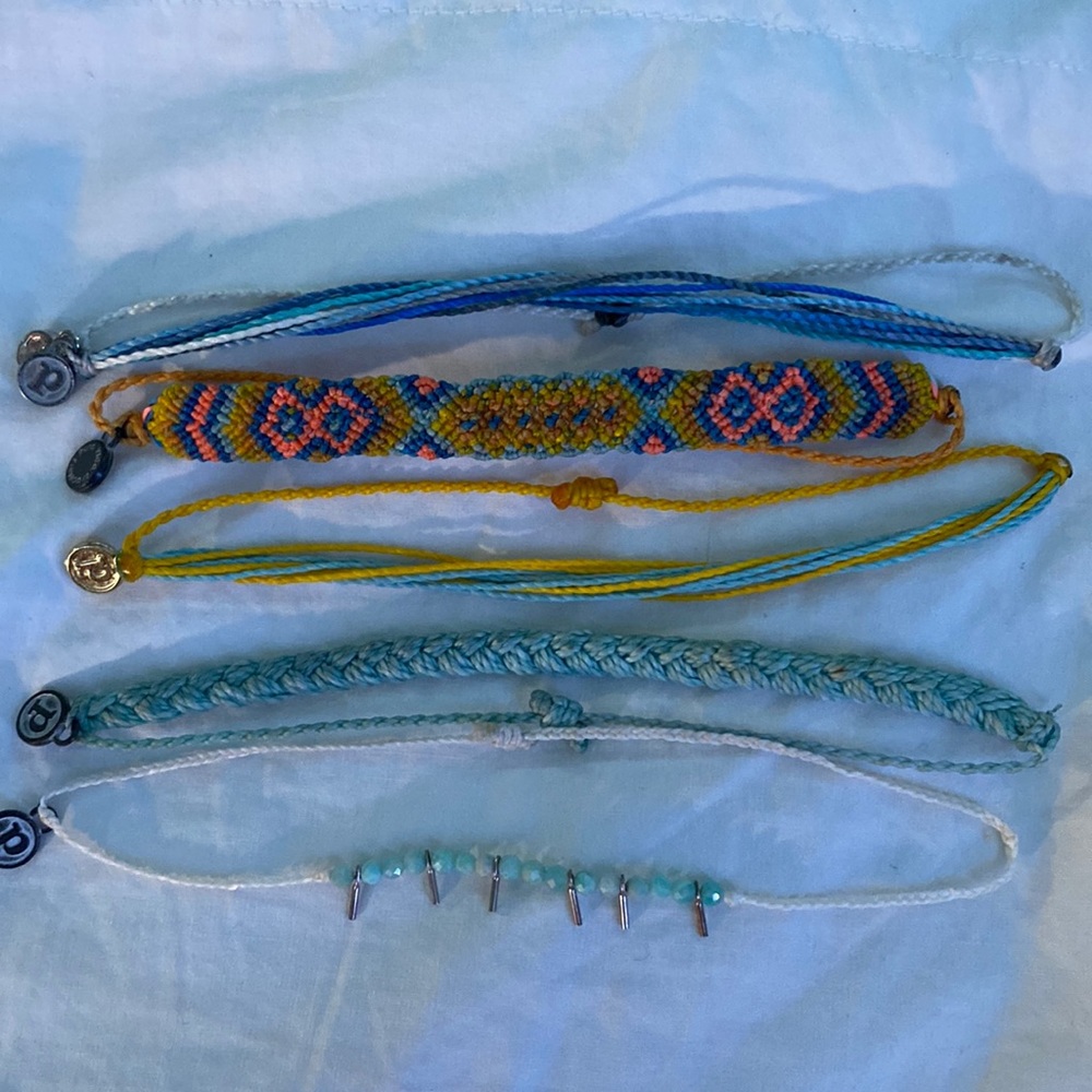 Pura vida bracelet bundle of 5